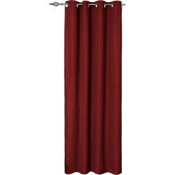 SAFDIE & CO. CANADA Safdie & Co. Wrinkle Free Curtain Foulard Room Darkening 84"l In Pomegranate