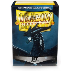 DRAGON SHIELD 100Ct Standard Card Sleeves - Matte Jet