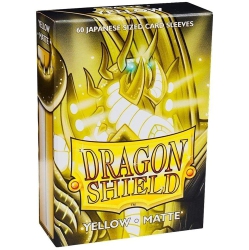 ARCANE TINMAN Sleeves: Dragon Shield Matte Japanese (60) In Yellow