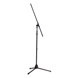 YORKVILLE SOUND Deluxe Tripod Mic Stand With Boom - In Black