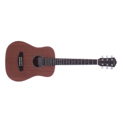 DENVER 3/4-Scale Travel Guitar - In Brown