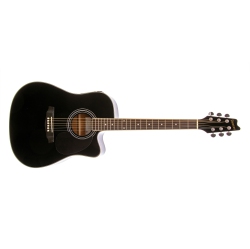 DENVER Acoustic/electric Steel String Guitar - In Black
