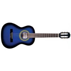 DENVER Classical Guitar - 3/4 Size - In Blue