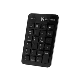 KLIPXTREME Numeric Keypad Wireless 2.4Ghz USB Nano Dongle PC/mac - In Black