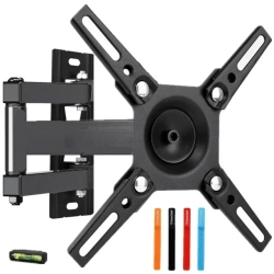 PRIMECABLES 13-42 Inch Full Motion Tv Wall Mount for Flat Screens, 360 Degree Rotating Wall Mount Corner Bracket \w Swivel Articulating Arm Hold Up