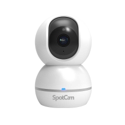 SPOTCAM Eva 2 Wireless Home Security Camera, 1080P, Indoor, Night Vision, Two-Way Talk, Motion & Sound Alert, Pan/tilt, Automatic Human Tracking