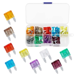 DOLAER Auto Car Blade Fuses Assortment Kit – 90PCs Mini (5A 7.5A 10A 15A 20A 25A 30A 35A 40A) for Car Boat Truck Suv Automotive Replacement Fuses
