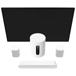 Sonos Sub Mini Wireless Subwoofer - White | Best Buy Canada
