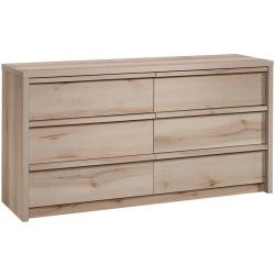 PEMBERLY ROW Engineered Wood Bedroom Dresser In Pacific Maple