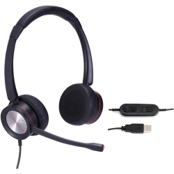 DOLAER USB Headset \w Microphone Noise Cancelling Computer Headphones \w Nance Dragon Dictation for Softphone Work From Home Laptop Headset for Skype