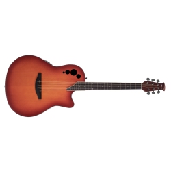 APPLAUSE GUITARS Ms Steel String Acoustic / Electric Guitar, Honeyburst Satin