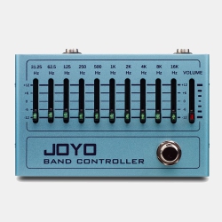 JOYO TECHNOLOGIES Band Controller Equalizer 10 Band Eq Pedal for Guitar & Bass