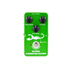 JOYO TECHNOLOGIES Dynamic Compressor Guitar Amp Effect Pedal True Bypass