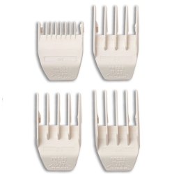 WAHL Peanut Guides 4 PCs Set Fits Peanut, Beret, Sterling Mag - #3166-100 In White
