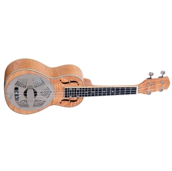 GOLD TONE Tone Resomaple Tenor-Scale Curly Maple Resonator Ukulele With Gig Bag
