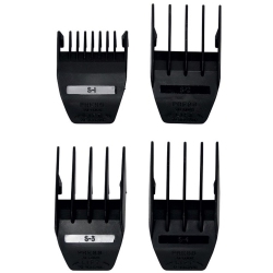 WAHL Professional Peanut Guides 4 PCs Guide Set Fits Peanut, Beret, Sterling Mag - #3166 In Black