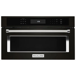 Open Box - KitchenAid Over-the-Range Convection Microwave 1.4 Cu. Ft. -Black Stainless -Perfect Condition