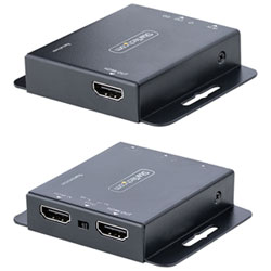 StarTech 4K HDMI Extender Over CAT6/CAT5 Ethernet Cable (EXTEND-HDMI-4K40C6P1) - Black