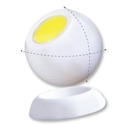 RCA Rfl889 - Magnetic 360 Degree Rotating Cod Led Lamp, 300 Lumens, 3 Light Settings