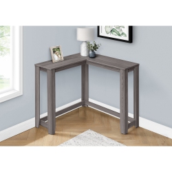 MONARCH SPECIALTIES I 3658 Accent Table - 36" / Corner Console In Grey
