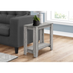 MONARCH SPECIALTIES I 3380 Accent Table - 22"h / Industrial In Grey