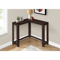 MONARCH SPECIALTIES I 3660 Accent Table - 36" / Espresso Corner Console