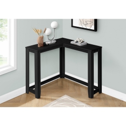 MONARCH SPECIALTIES I 3657 Accent Table - 36" / Corner Console In Black