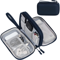 DOLAER Electronic Organizer, Travel Cable Organizer Bag Pouch Electronic Accessories Carry Case Portable Waterproof Double Layers All-In-One Storage