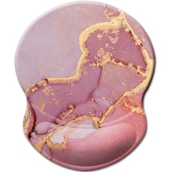 DOLAER Mouse Pad \w Wrist Support, Non Slip Mousepad Wrist Rest for Office, Computer, Laptop & Mac- Durable & Comfortable & Lightweight Ergonomic