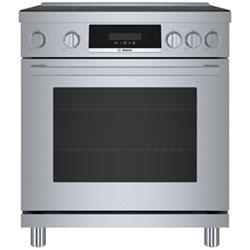 Bosch 800 Series 30" True Convection Induction Range (HIS8055C) - Stainless Steel