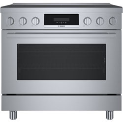 Bosch 800 Series 36" True Convection 5-Element Induction Range (HIS8655C) - Stainless Steel