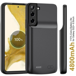 YELLOW-PRICE for Galaxy S22 S22+ S22U Slim Portable Backup Battery Case High Capacity 4800Mah