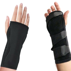YELLOW-PRICE Adjustable Onesize Wrist Support Brace W/metal Splint Stabilizer&cushioned Beads