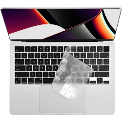DOLAER Premium Keyboard Cover Skin Ultra Thin for 2023 Macbook Air 15" M2 (A2941), 2022 Macbook Air 13.6" M2 (A2681), 2023-2021 Macbook Pro 14" 16