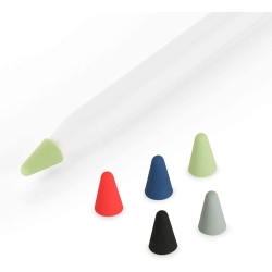 DOLAER Compatible With Apple Pencil Tips Replacement for 2Nd Gen, Silicone Nibs Cover Writing Protection for Ipad Pencil … (5 PCs)