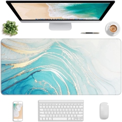 DOLAER Extended Gaming Mouse Pad, Xxl Large Mouse Mat 30 X 14 Inch, Big Computer Keyboard Mousepad, Waterproof Desk Pad \w Stitched Edges And