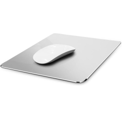 DOLAER Hard Metal Aluminum Mouse Pad Mat Smooth Magic Ultra Thin Double Side Mouse Mat Waterproof Fast And Accurate Control for Gaming And