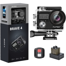 AKASO - Brave 4 4K 20Mp Wifi Action Camera Ultra HD With Eis