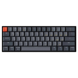 KEYCHRON K12 Hotswap Wireless Mechanical Keyboard - Black - White Led - Optical - 60% (Mini) - Windows Mac Os Android (K12-D2) In Blue