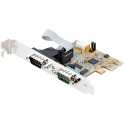 STARTECH 2-Port PCi Express Serial Card, Dual Port PCie to Rs232 (Db9) Serial Card (21050-PC-Serial-Card)