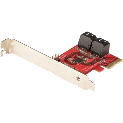 STARTECH SATA PCie Card, 4 Ports, 6GBps, Non-Raid (4P6G-PCie-SATA-Card)