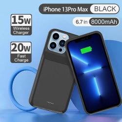 YELLOW-PRICE for Iphone 13, Pro, Max, Mini Battery Case [15W Qi Wireless+20W Pd Wired Charging]