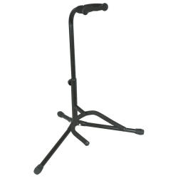 YORKVILLE SOUND Deluxe Universal Guitar Stand With Safety Guard - In Black