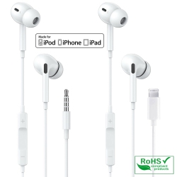 YELLOW-PRICE Noise Isolation, HD Stereo Sound, Ergonomic Wired Earbuds W/mic & Volume Control