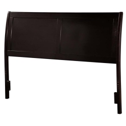 LEO & LACEY Full Sleigh Headboard In Espresso