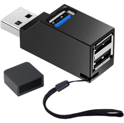 DOLAER USB Hub, 3 Port High Speed Splitter Plug And Play Bus Powered for Macbook, Mac Pro/mini, Imac, Surface Pro, Xps, Notebook PC, USB Flash Drives