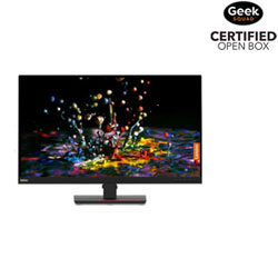 Open Box - Lenovo ThinkVision 31.5" UHD IPS LCD Monitor (62A2GAR2US) - Black