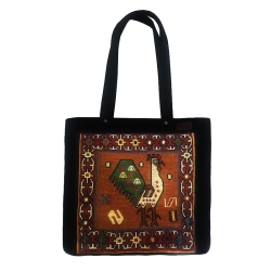 SONNATI Wool Kilim Tote & Shoulder Bag By