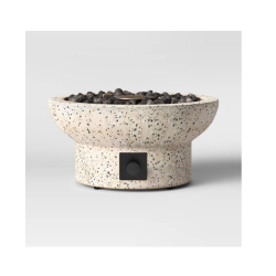 PROJECT 62 13" Terrazzo Propane Tabletop Fireplace - - 76500284 In Beige