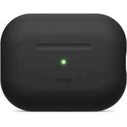 ELAGO Silicone Case Compatible \w Apple Airpods Pro 2Nd Generation Case Cover (2022), Protective Case, Front Led Visible, Supports Wireless Charging